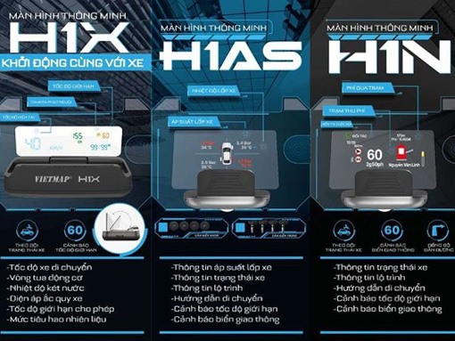 HUD Vietmap H1X 10 HUD Vietmap H1X