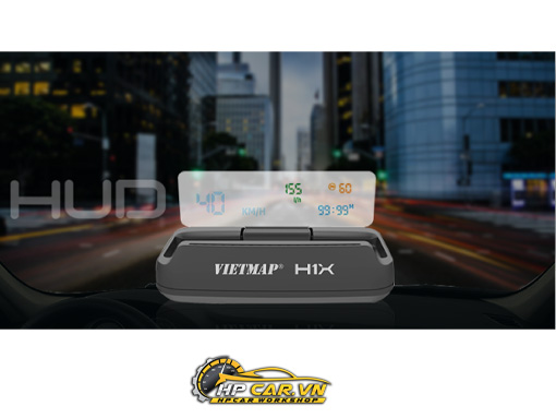 HUD Vietmap H1X 9 HUD Vietmap H1X hiển thị kính lái