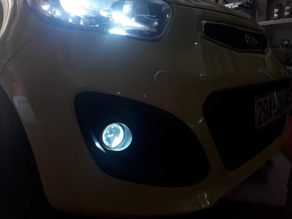 Bi led gầm kia morning Bi led gầm kia morning