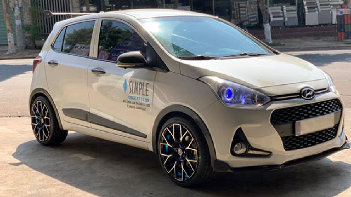 Xe i10 độ mâm Xe i10 độ mâm