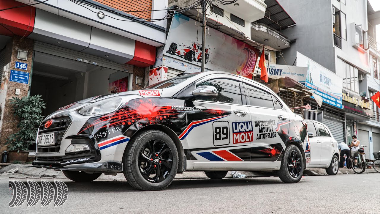 Xe i10 độ thể thao Xe i10 độ thể thao