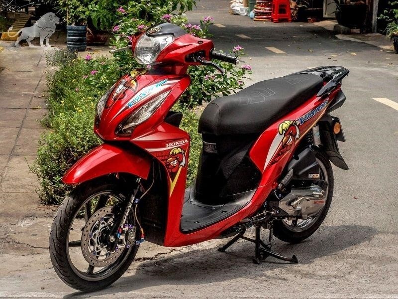 Vision độ kiểng màu đỏ