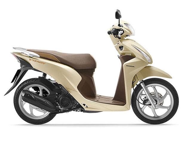 Những màu xe Vision 2020 đẹp nhất không nên bỏ lỡ 9 Mẫu xe Vision phiên bản 2020 màu vàng nâu