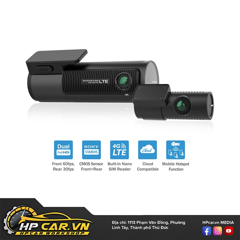 Camera giám sát hành trình ô tô cao cấp Blackvue DR750X-2CH Plus Camera giám sát hành trình ô tô cao cấp Blackvue DR750X-2CH Plus
