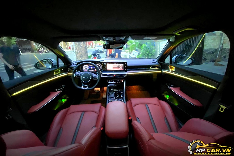 Độ toàn bộ đèn led viền nội thất ô tô Độ đèn led nội thất ô tô tại HPCAR