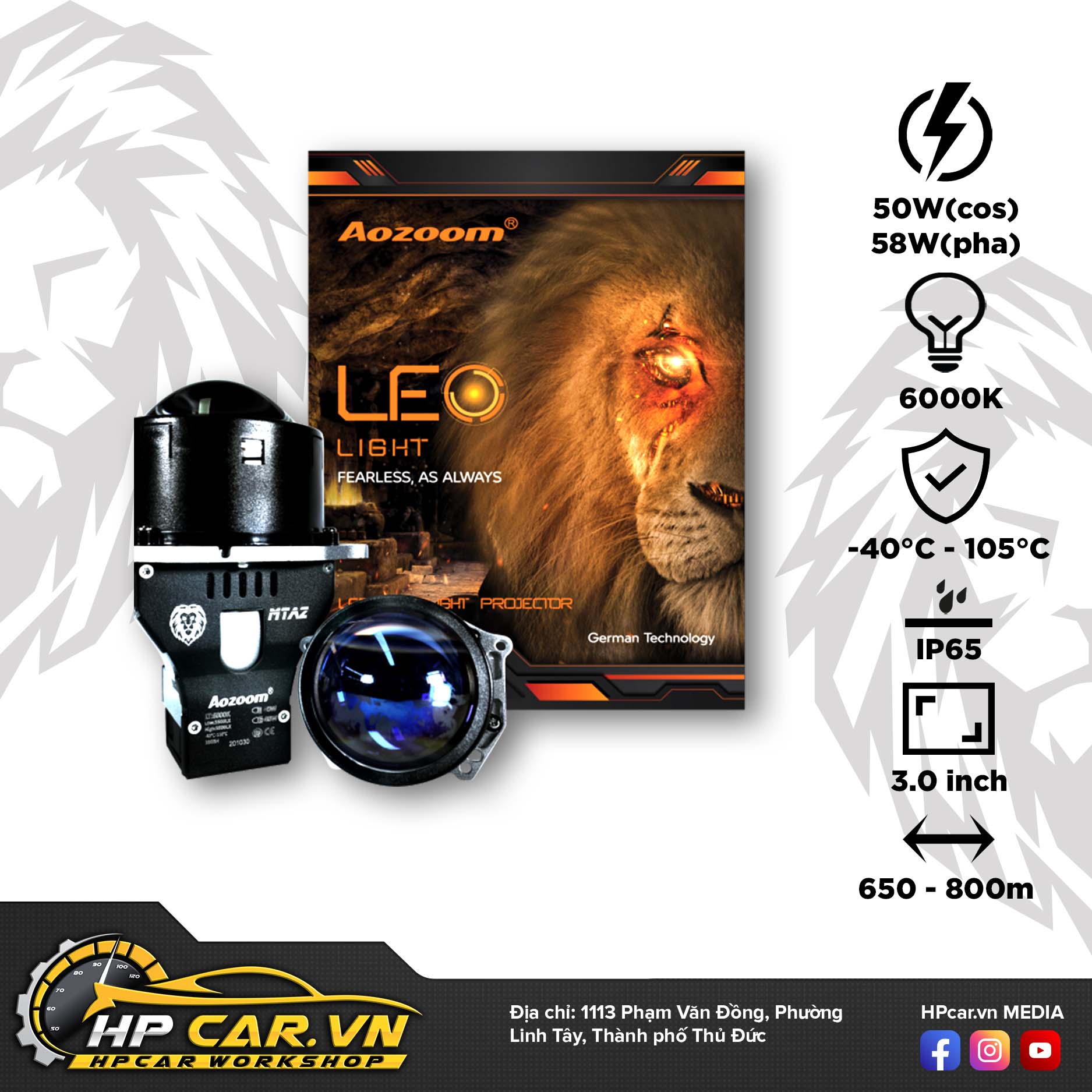 Bi Led Aozoom Leo Light 13 Bi Led Aozoom Leo Light