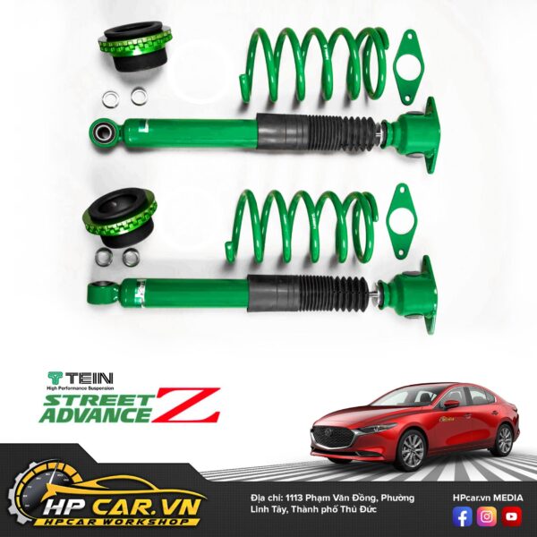 lắp đặt phuộc TEIN MAZDA 3 STREET ADVANCE Z