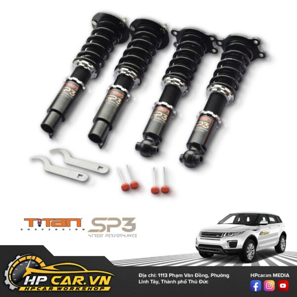 Phuộc TITAN SP3 RANGE ROVER EVOQUE L538 COILOVERS 12 tính năng Phuộc TITAN SP3 RANGE ROVER EVOQUE L538 COILOVERS
