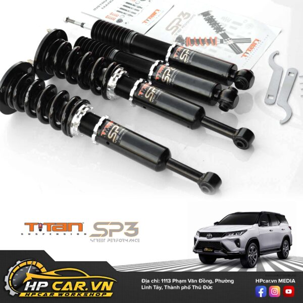 Phuộc TITAN SP3 TOYOTA FORTUNER AN150 AN160