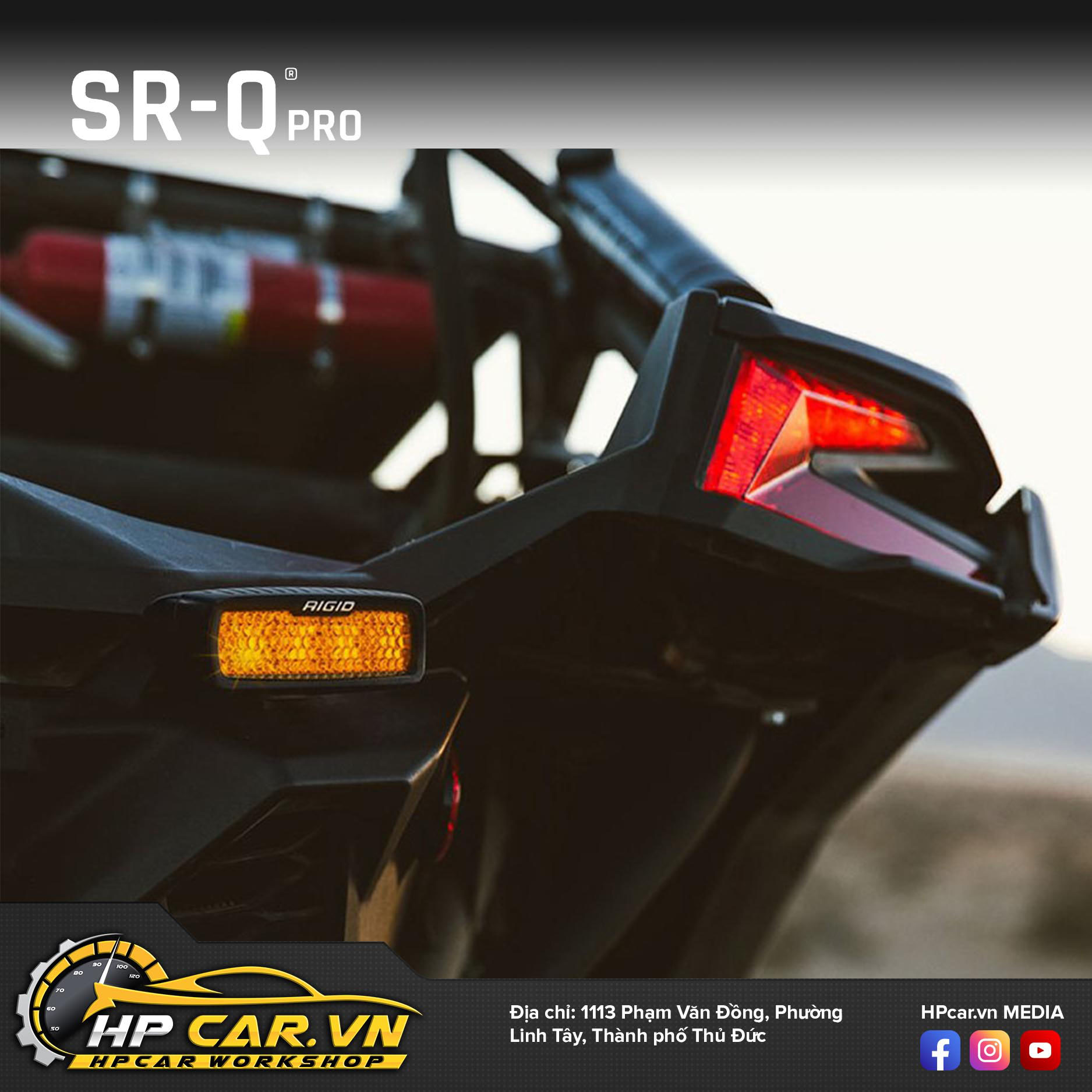 độ Đèn Led bar Rigid SR-Q Pro cho bán tải