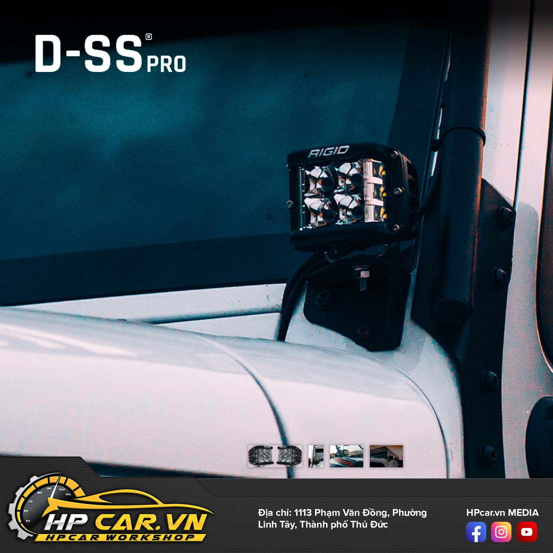 thông số kỹ thuật Đèn Led bar Rigid DSS Pro