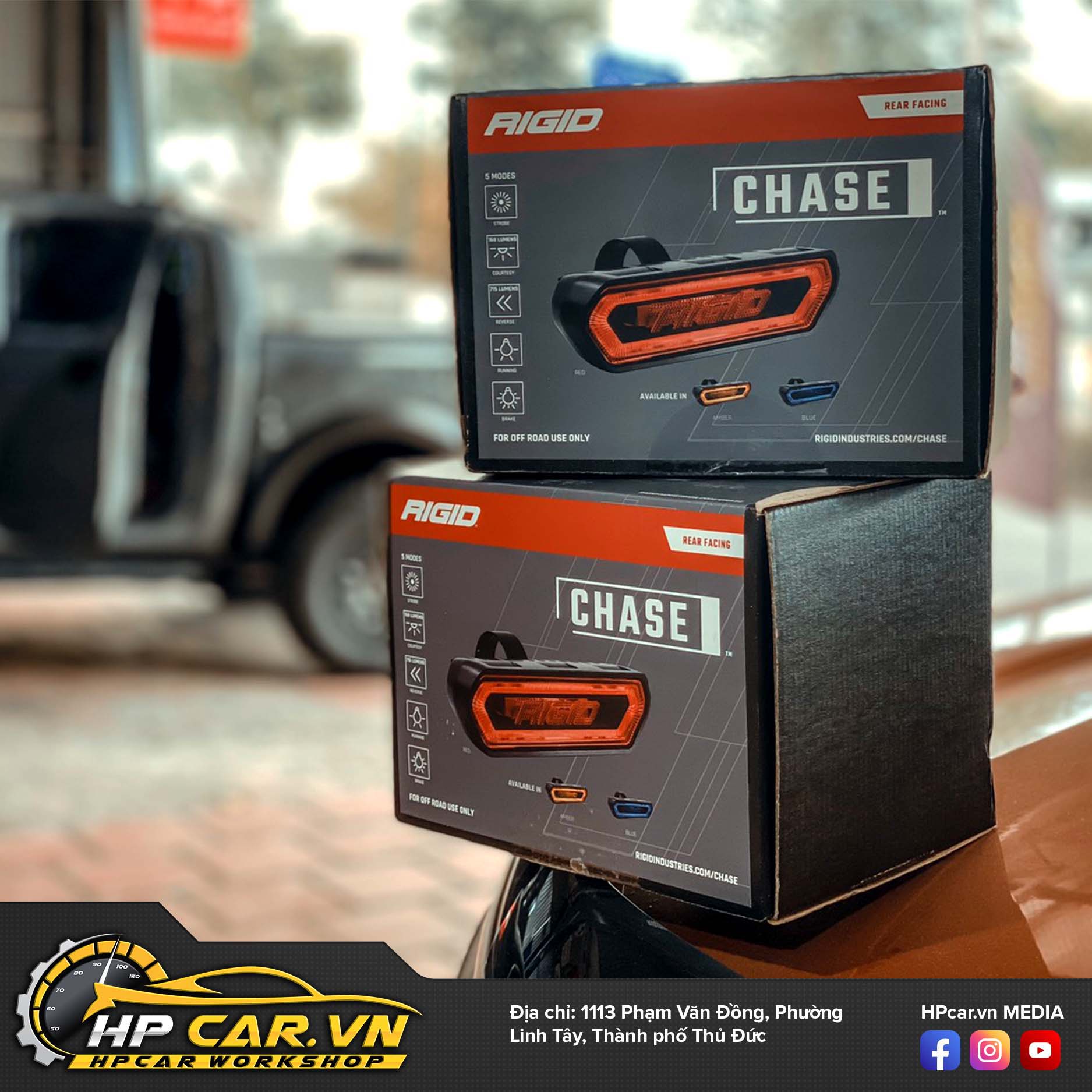 độ Đèn Led bar Rigid Chase có nên không?