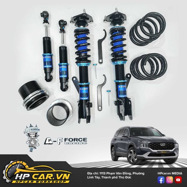 Phuộc g-f force racing Hyundai Santafe 10 Phuộc g-f force racing Hyundai Santafe