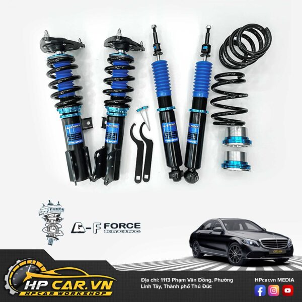 Phuộc g-f force racing MERCEDES BENZ C200 10 Phuộc g-f force racing MERCEDES BENZ C200