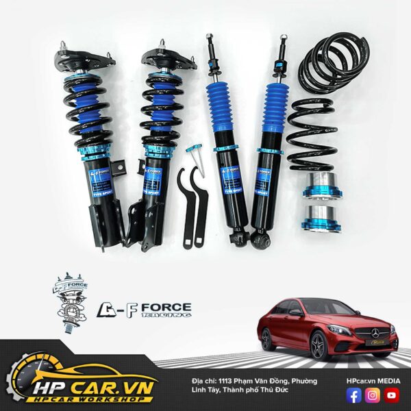 Phuộc g-f force racing MERCEDES BENZ C300 10 phuộc g-f force racing MERCEDES BENZ C300