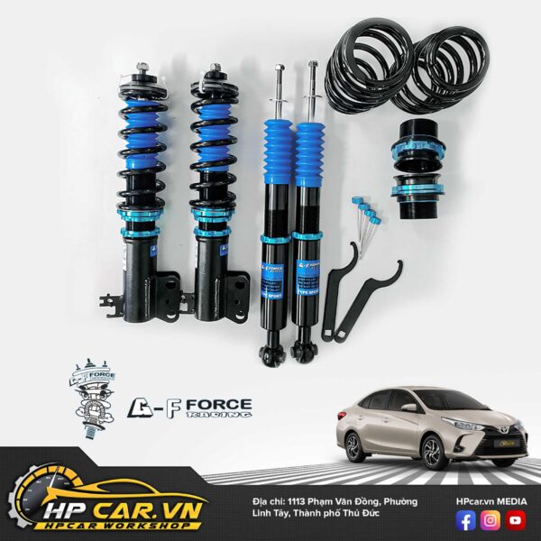 Phuộc g-f force racing Toyota Vios 10 phuộc g-f force racing Toyota Vios