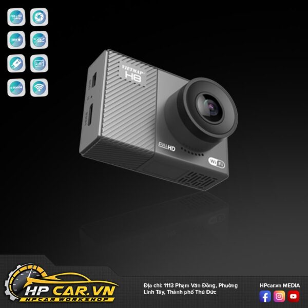 Camera VIETMAP H8 18 lắp đặt Camera VIETMAP H8
