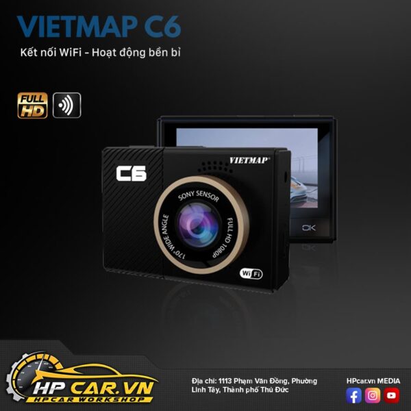 Camera VIETMAP C6 19 điểm mạnh của Camera VIETMAP C6