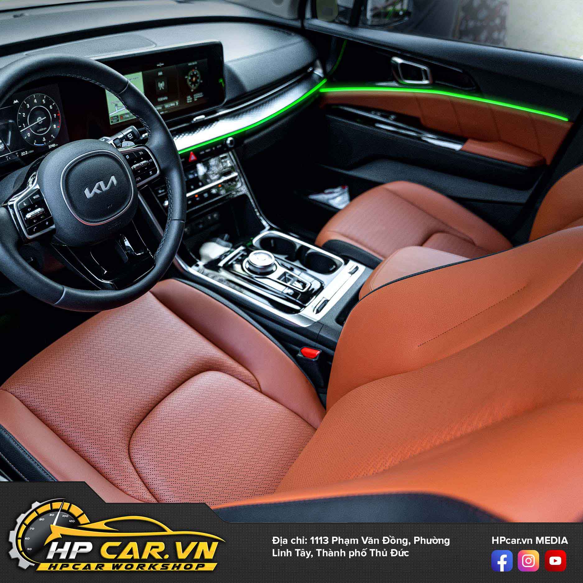 Độ led viền nội thất hàng chính hãng, giá tốt tại HPCar.vn 35 đơn vị Độ Led viền nội thất ô tô uy tín
