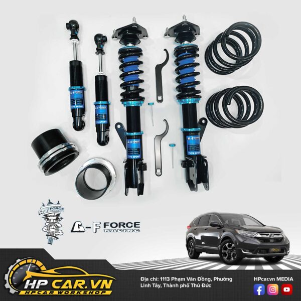 Phuộc g-f force racing honda crv 10 thành phần Phuộc g-f force racing honda crv