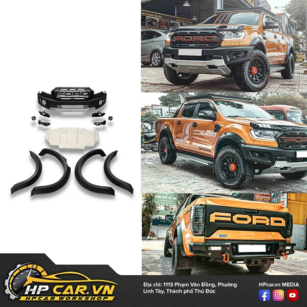 BỘ BODYKIT RANGER NÂNG CẤP RAPTOR VERSION 2.0 12 bộ bodykit ranger nâng cấp raptor version 2.0