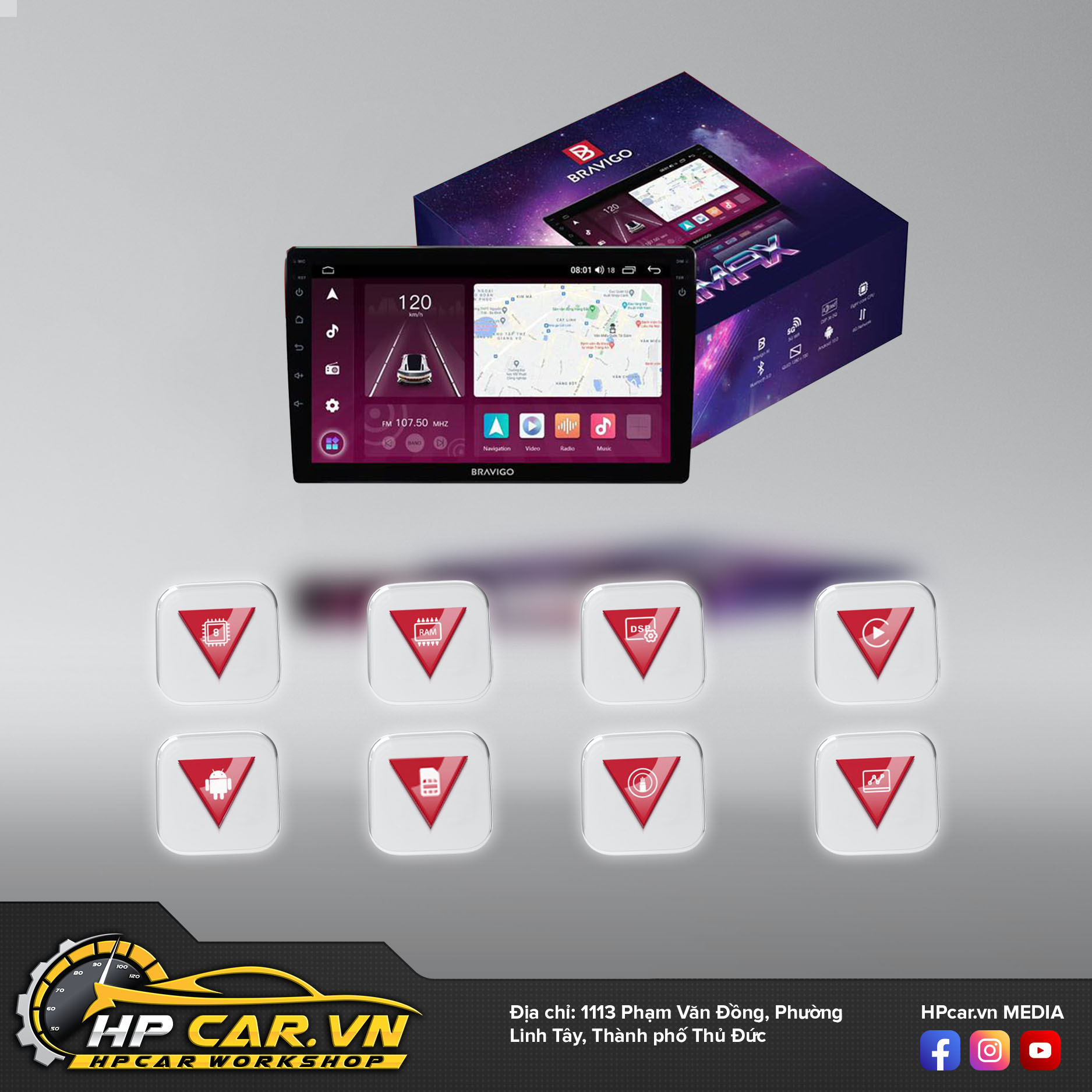 Đánh giá màn hình ô tô Bravigo imax chi tiết nhất 12 Những tính năng nổi bật của màn hình Bravigo imax