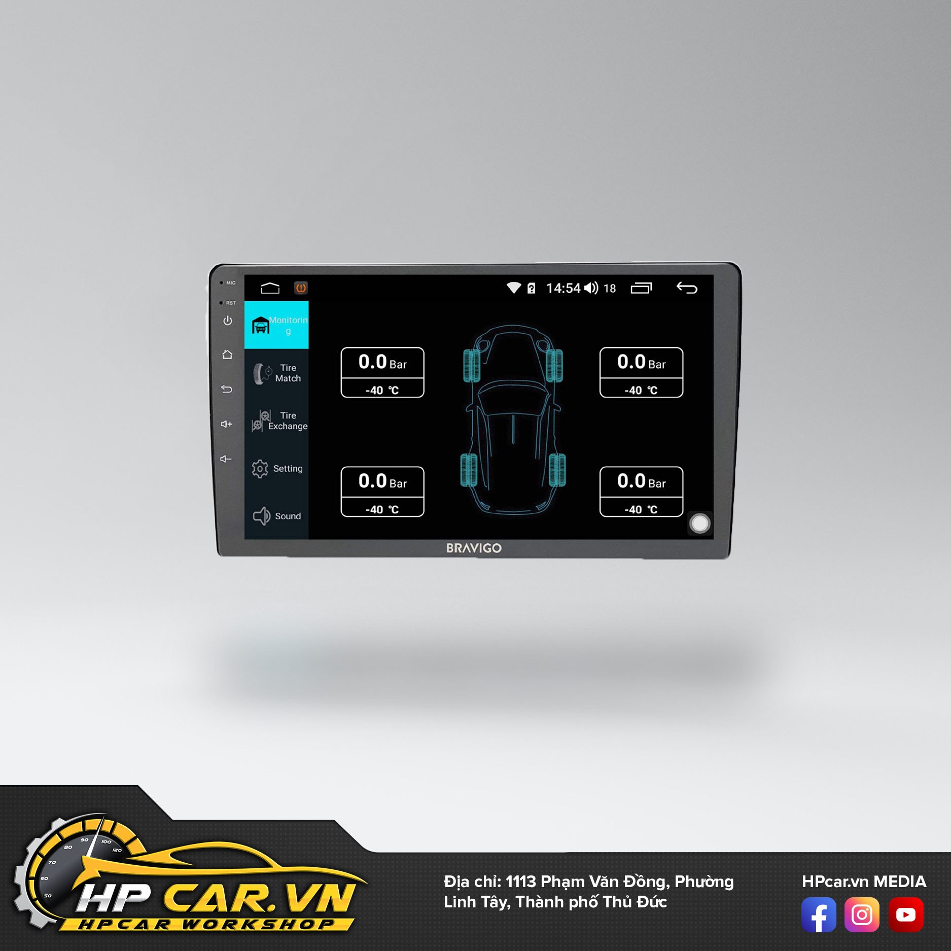 Bảng giá màn hình ô tô Bravigo mới nhất tại HPCar.vn 53 màn hình Bravigo Ultra Pro tại hcm