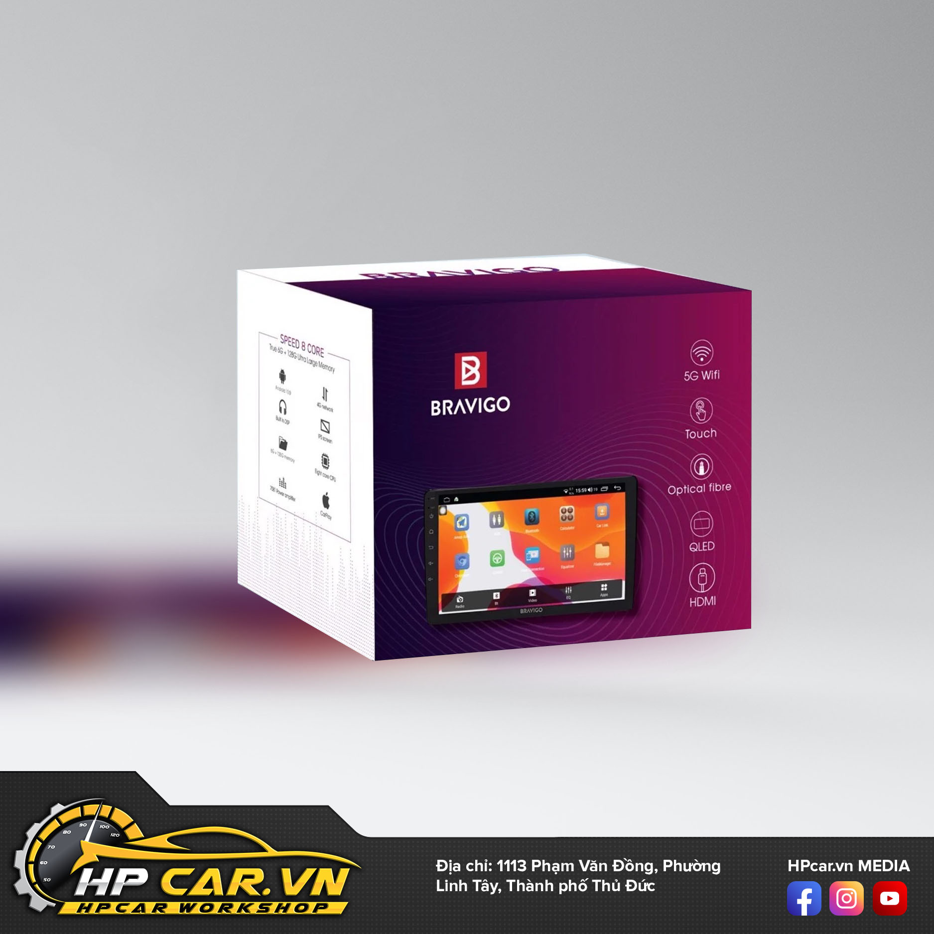 Bảng giá màn hình ô tô Bravigo mới nhất tại HPCar.vn 55 màn hình Bravigo Ultra Pro cao cấp