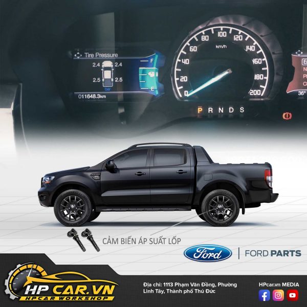 Kích hoạt cảm biến áp suất lốp trên các dòng xe Ford Ranger 7 tính năng Cảm biến áp suất lốp