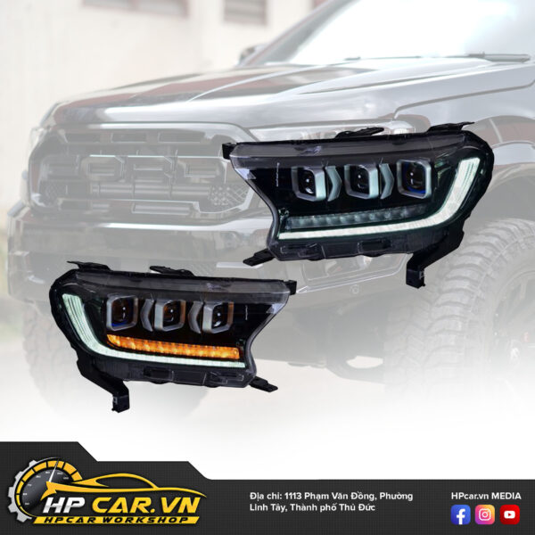 CỤM ĐÈN PHA BI LED 3 BEAM 8 Đặc điểm của sản phẩm cụm đèn pha Bi LED 3 Beam