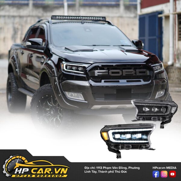 CỤM ĐÈN PHA BI LED 3 BEAM PHONG CÁCH BUGATTI 12 giá lắp đặt cụm đèn pha Bi Led 3 BEAM phong cách Bugatti