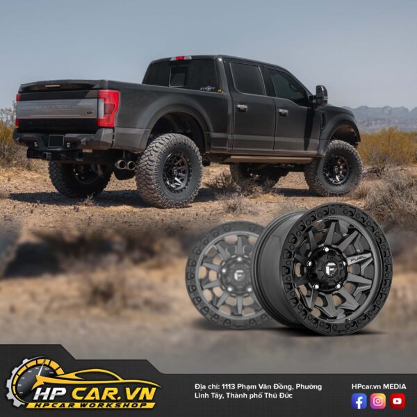 Mâm FUEL COVERT D716 15 độ Mâm Fuel Covert D716 xe bán tải