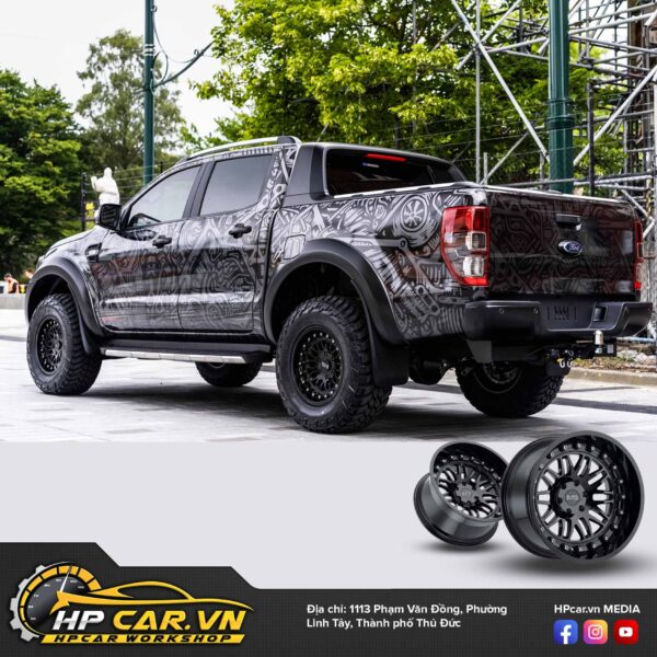 MÂM BLACK RHINO FURY 15 thông số Mâm Black Rhino Fury