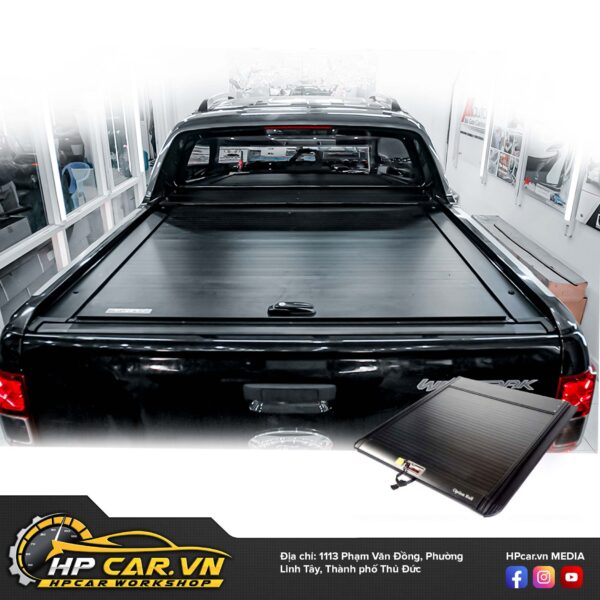 NẮP THÙNG CUỘN CƠ OPTION 4X4 12 lắp đặt Nắp thùng cuộn cơ OPTION 4x4 cho bán tải