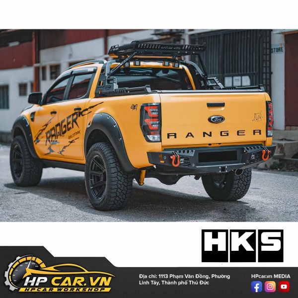 ỐNG XẢ HKS LEGAMAX SINGLE CARBON CHO FORD RANGER RAPTOR 11 Ống xả HKS Legamax Single Carbon cho xe bán tải