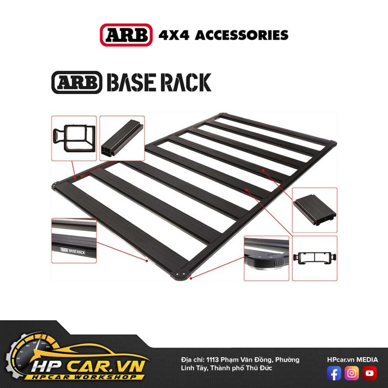 baga mui xe ban tai ARB base rack