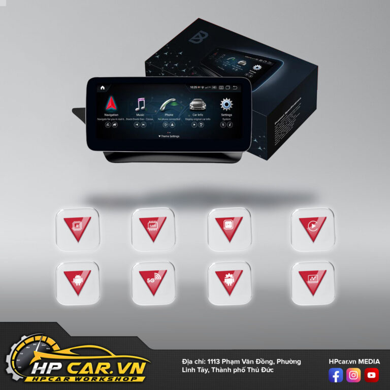 Màn hình DVD Android đa tính năng - Địa chỉ nâng cấp màn hình Android giá tốt cong dung cua man hinh dvd android