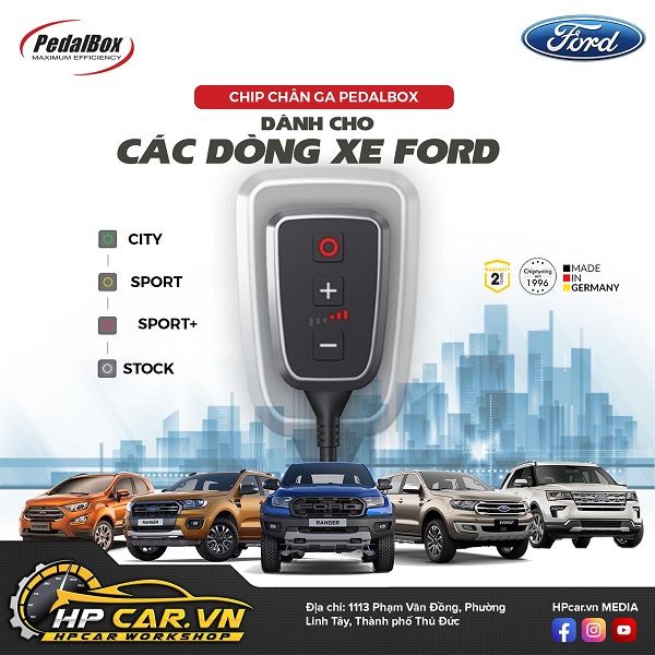 Chip chân ga Pedalbox DTE3752 dành cho các dòng xe bán tải 9 Chip chân ga Pedalbox DTE3752