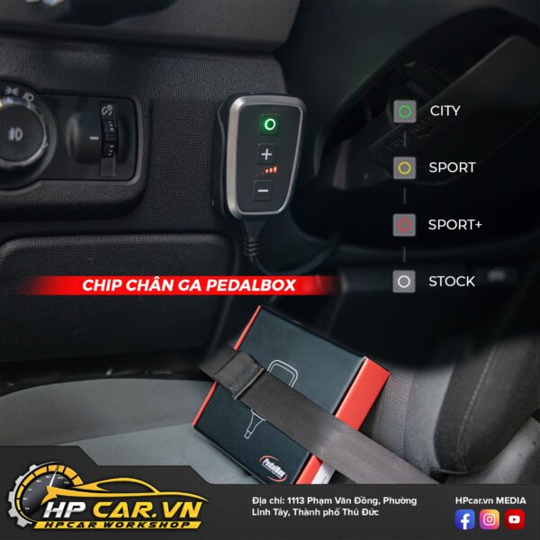 Chip chân ga Pedalbox DTE3752 dành cho các dòng xe bán tải 10 thông số Chip chân ga Pedalbox DTE3752