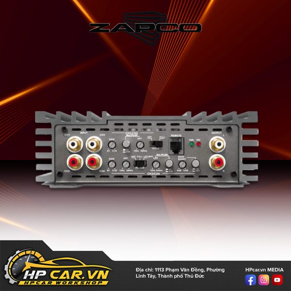 ÂM LY ZAPCO Z-150.4 II 10 âm ly ZAPCO Z-150.4 II