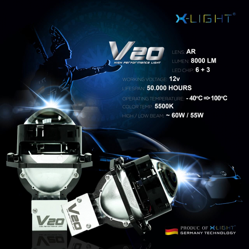 Siêu phẩm bi led Xlight V20