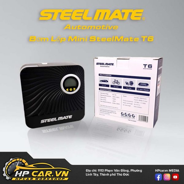 thông số Bơm lốp mini Steelmate T6