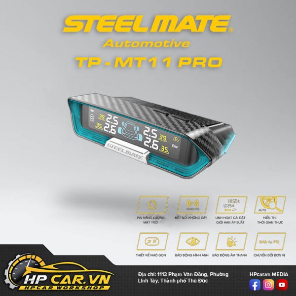 CẢM BIẾN ÁP SUẤT LỐP TP-MT11 PRO 4 cảm biến áp suất lốp TP-MT11 PRO