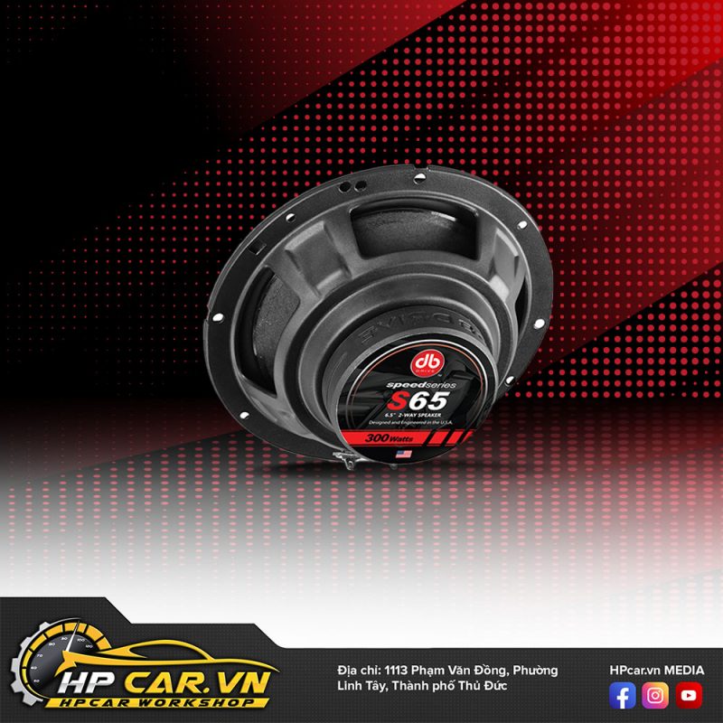 Phụ kiện ô tô chính hãng - Loa đồng trục cửa sau DB S65 DB S65