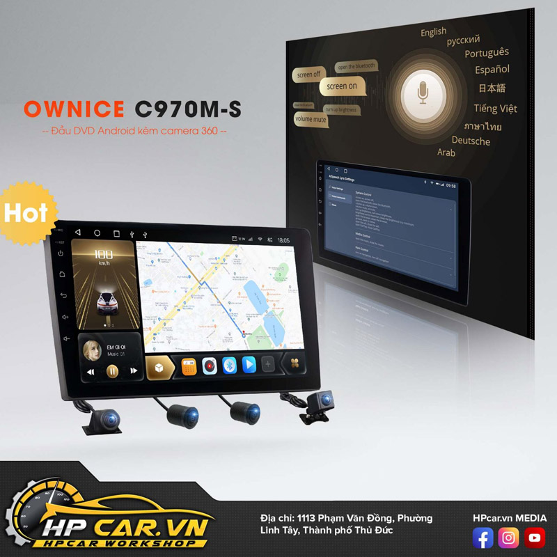 Cấu hình của đầu Android Ownice C970M-S cau hinh cua dau android ownice c970ms