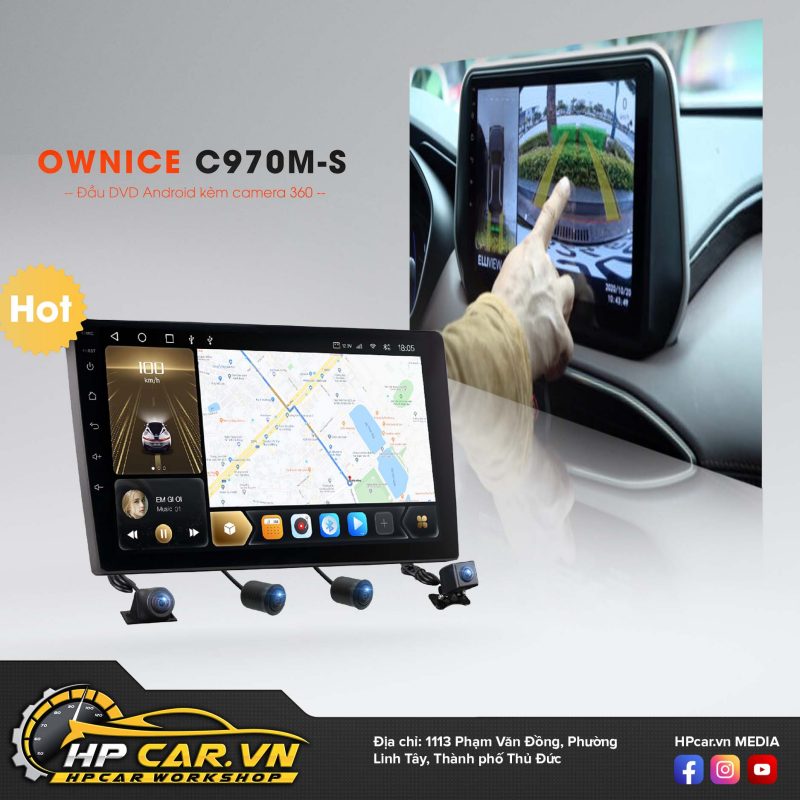 Đầu Android Ownice C970M Premium sở hữu cấu hình mạnh Android Ownice C970M Premium