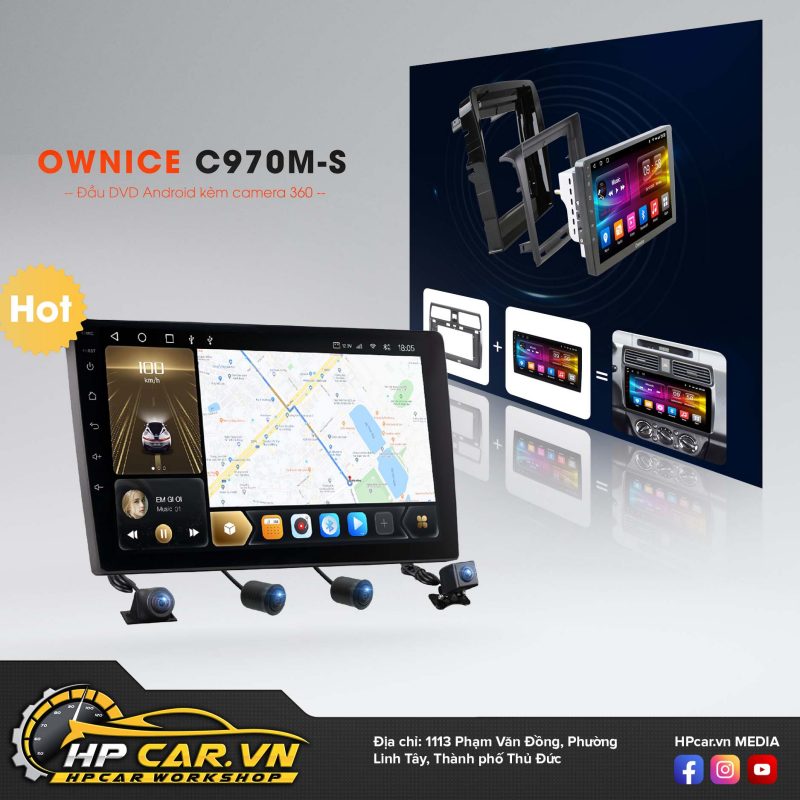 Đầu Android Ownice C970M Premium thiết kế độc đáo Android Ownice C970M Premium