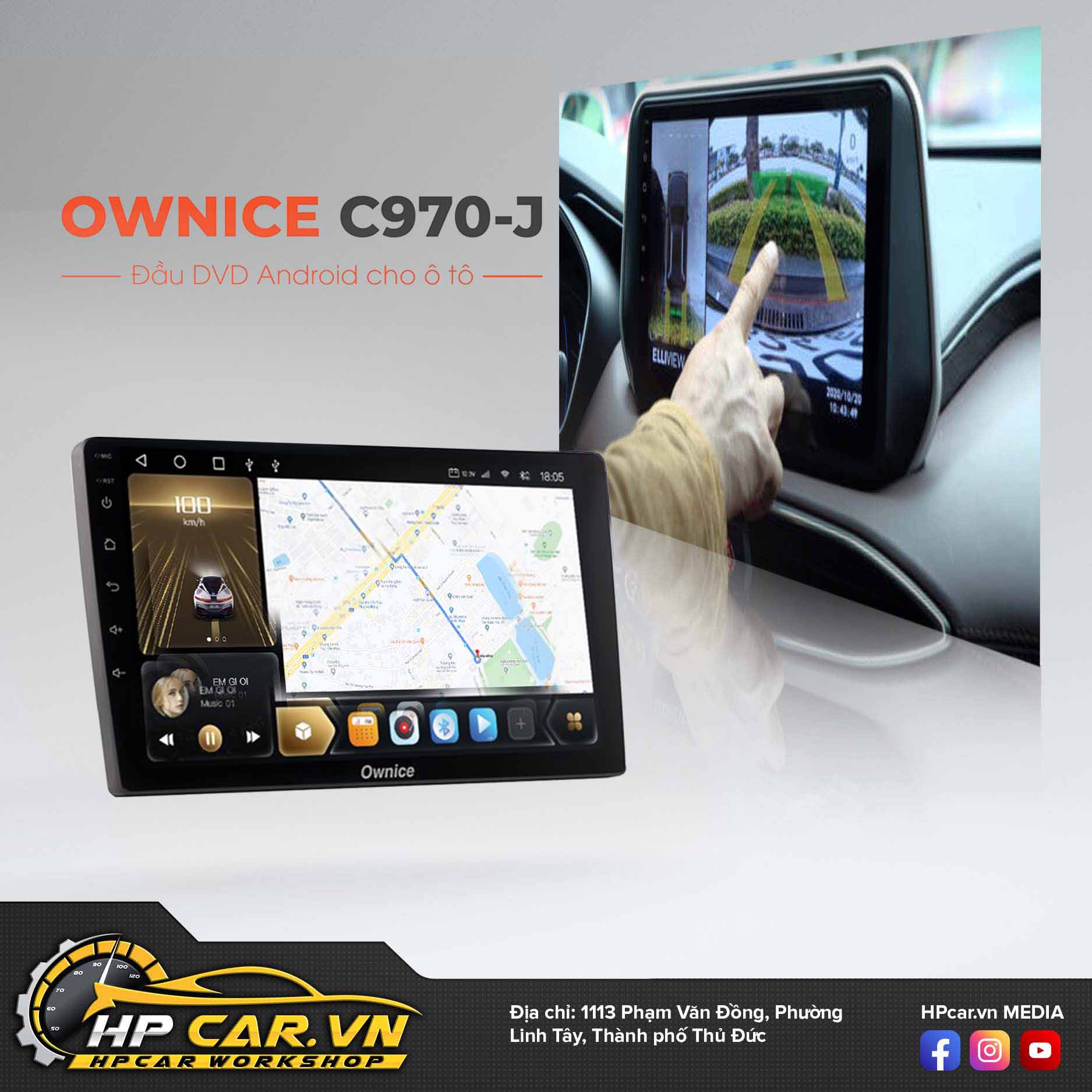 cau hinh dau dvd android o to ownice c970 pro