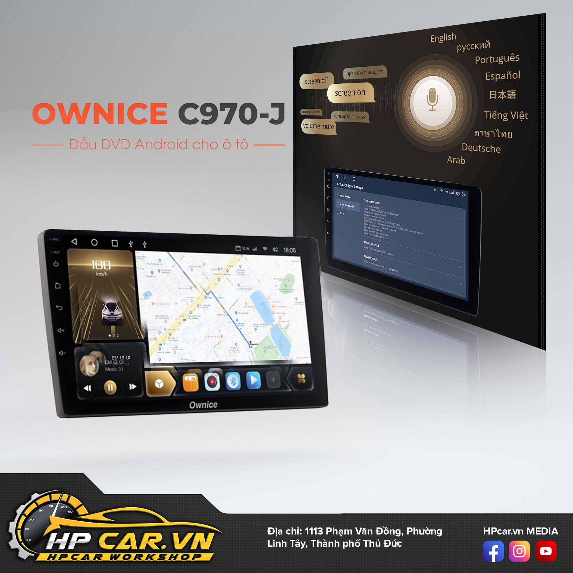 Đầu DVD Android Ô Tô Ownice C970 Pro 