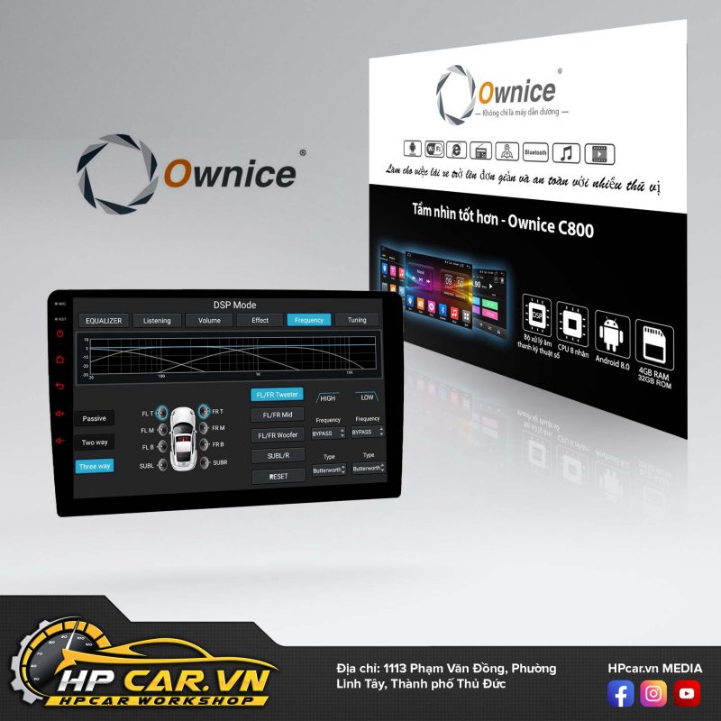 Đầu DVD Android Xe Hơi Ownice C800 hỗ trợ đa phương tiện Đầu DVD Android Xe Hơi Ownice C800